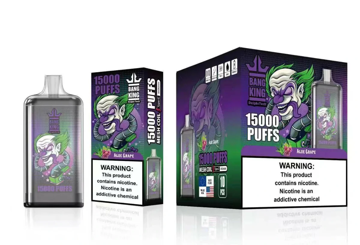 Bang King 15000 Puffs 0% 2% 3% 5% Low Nicotine Rechargeable Disposable Vapes Pen Wholesale Bulk Buy - Elevate Your Vaping Experience – Premium E-Cigarettes at MaxVapePro