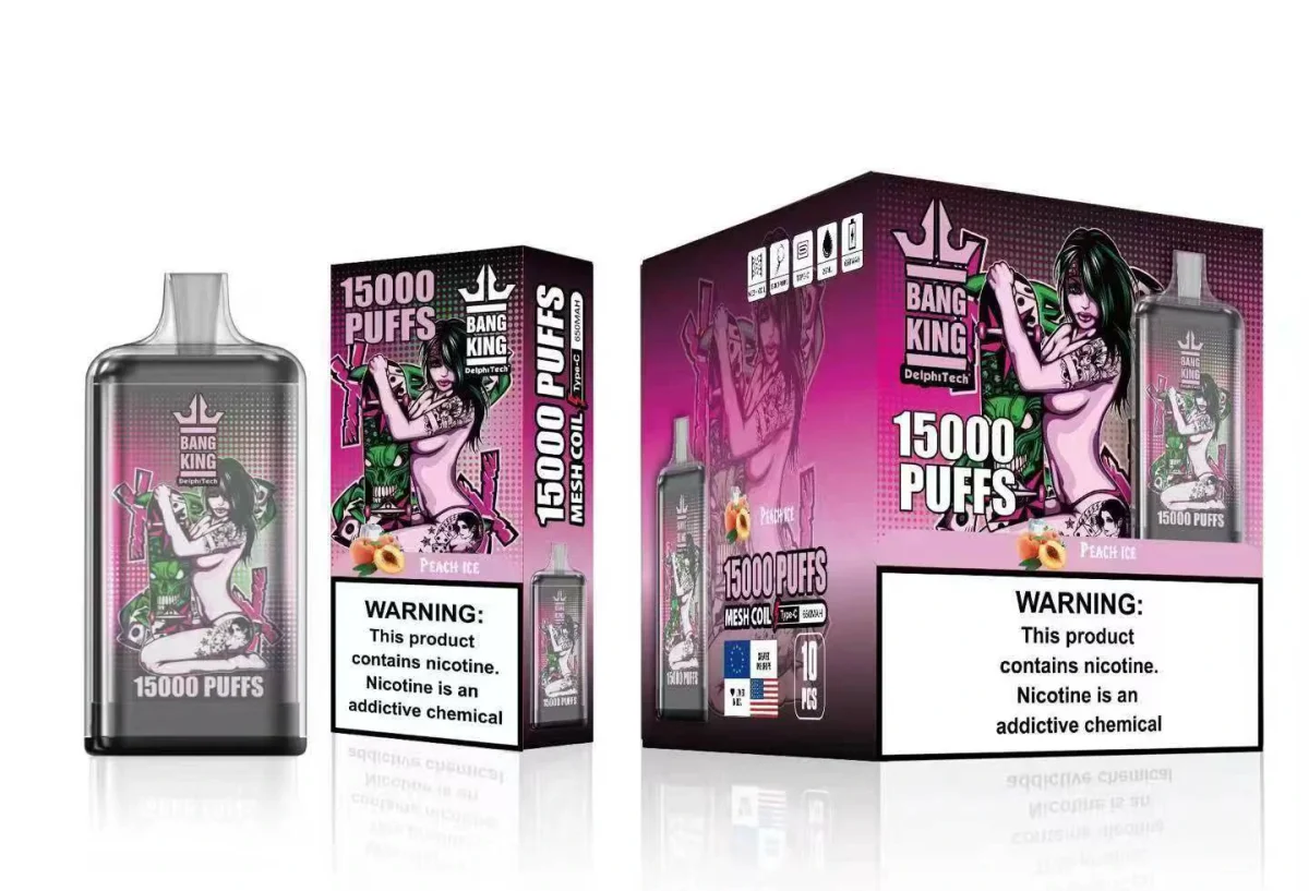 Bang King 15000 Puffs 0% 2% 3% 5% Low Nicotine Rechargeable Disposable Vapes Pen Wholesale Bulk Buy - Elevate Your Vaping Experience – Premium E-Cigarettes at MaxVapePro