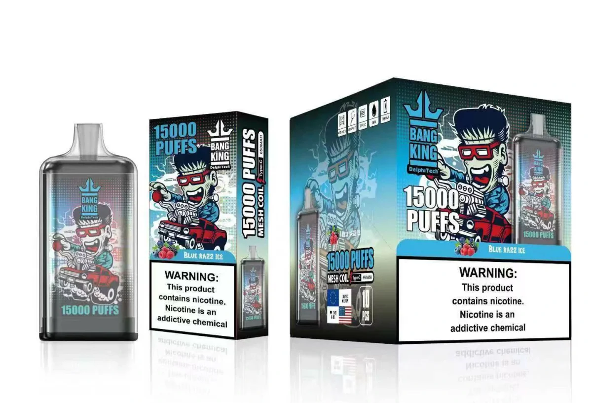 Bang King 15000 Puffs 0% 2% 3% 5% Low Nicotine Rechargeable Disposable Vapes Pen Wholesale Bulk Buy - Elevate Your Vaping Experience – Premium E-Cigarettes at MaxVapePro