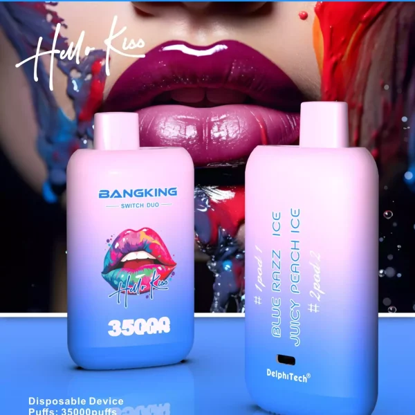 Premium Quality BANG KING B35K Duo Puffs with 35000 Puffs and 650mAh Battery Capacity