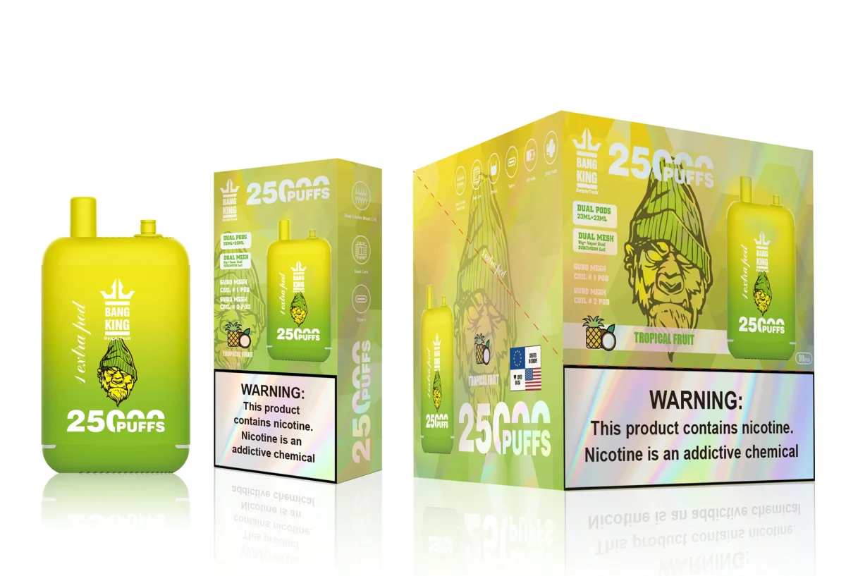 Bang King 25000 Puffs 0% 2% 3% 5% Low Nicotine Disposable Vapes Pen Wholesale Rechargeable Bulk Buy | Elevate Your Vaping Experience – Premium E-Cigarettes at MaxVapePro