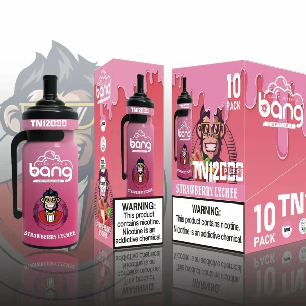 Bang Tn 12000 12k Puffs Disposable Vape 0% 2% 3% 5% Low Nicotine Disposable Vapes Pen Wholesale Rechargeable Bulk Buy