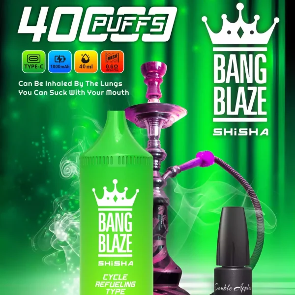 Wholesale BANG BLAZE 40000 BK40 Nicotine 0% 2% 3% 5% with 40000 Puffs and 40ml Capacity