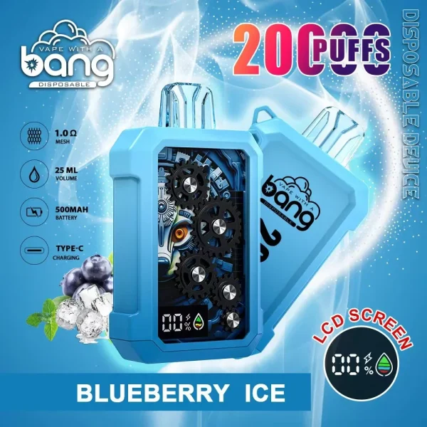 Bang 20000 Puffs Noun 0% 2% 3% 5% Low Nicotine Rechargeable Disposable Vapes Pen Wholesale Bulk Buy