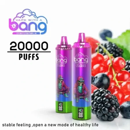 Bang Crystal 20000 puffs 0% 2% 3% 5% Low Nicotine Disposable Vapes Pen Wholesale Rechargeable Bulk Buy