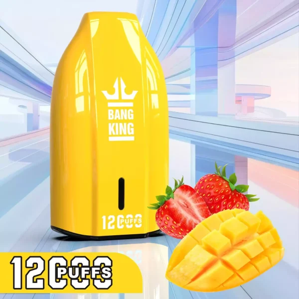 Bang King 12000 Puffs Disposable Vape: Ultimate Vaping Experience with 12ml Capacity and Rechargeable Power