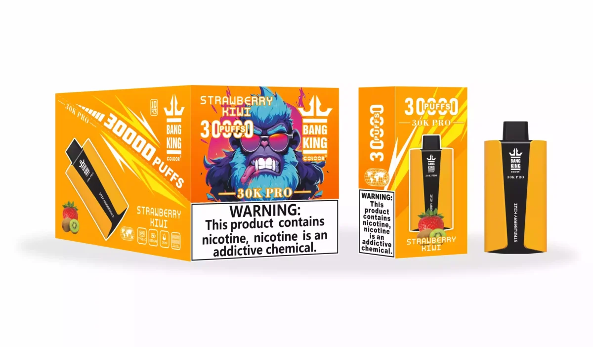 Bang King 30000 Pro Disposable Vape: Unmatched 30K Puffs for Continuous Flavor & Satisfaction | Elevate Your Vaping Experience – Premium E-Cigarettes at MaxVapePro
