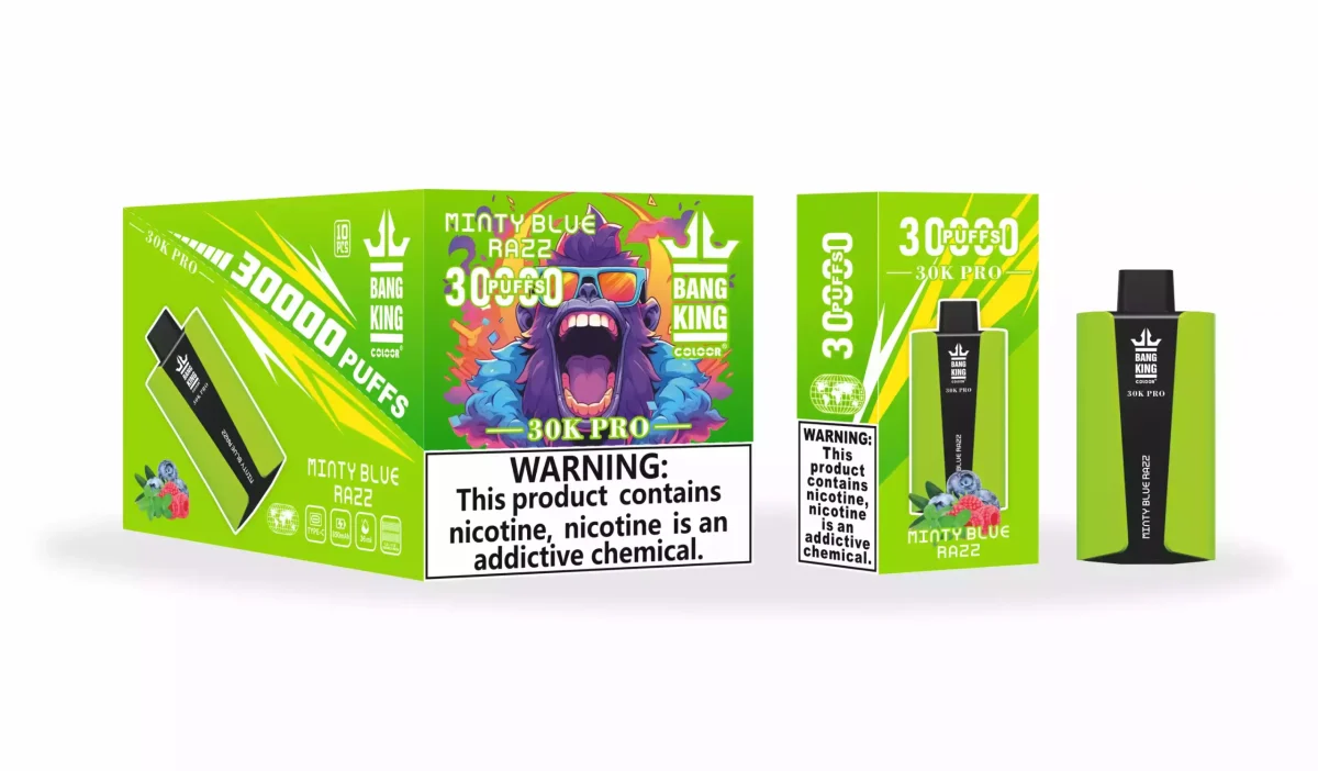 Bang King 30000 Pro Disposable Vape: Unmatched 30K Puffs for Continuous Flavor & Satisfaction | Elevate Your Vaping Experience – Premium E-Cigarettes at MaxVapePro