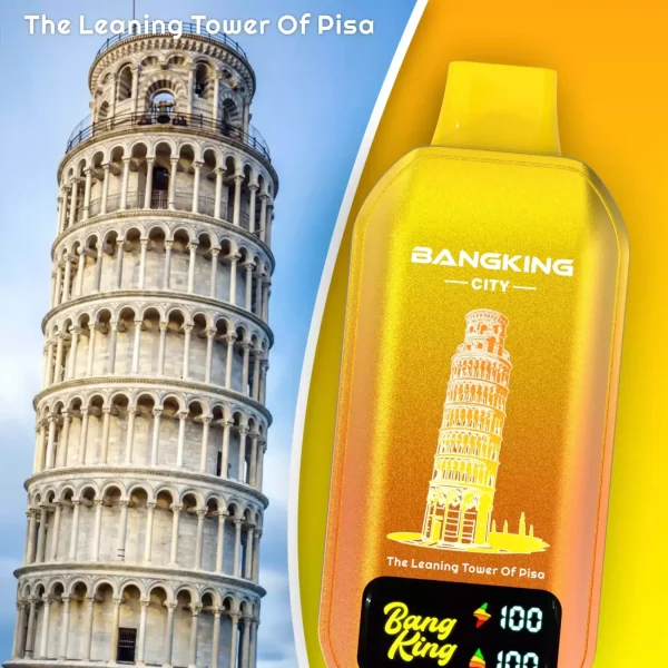 High Quality BANG KING 50000 CITY BK5 CT E-liquid 45ml with Nicotine Options 0% 2% 3% 5% and 650mAh Battery with Type-C Charging