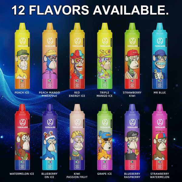UZY Tornado 20000 Puffs Ultimate High-Capacity Disposable Vape Pen with 28ml Capacity and Mesh Coil Technology Nicotine 0% 2% 3% 5%