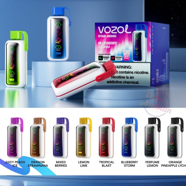 Best-Selling Vozol Star 20K Puffs Disposable Vape with 20000 Puffs and Advanced Mesh Coi