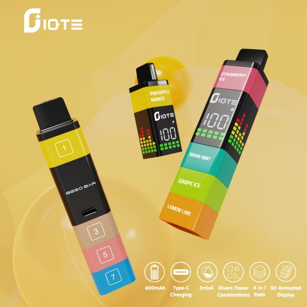 Top-Selling IQTE 2400 Puffs Disposable Vape with Mesh Coil and 600mAh Battery for 2025