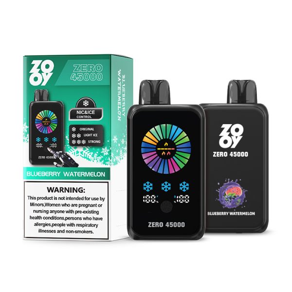 High-Quality ZOOY ZERO 45000 Puffs Disposable Vape with Smart Display and Adjustable Airflow