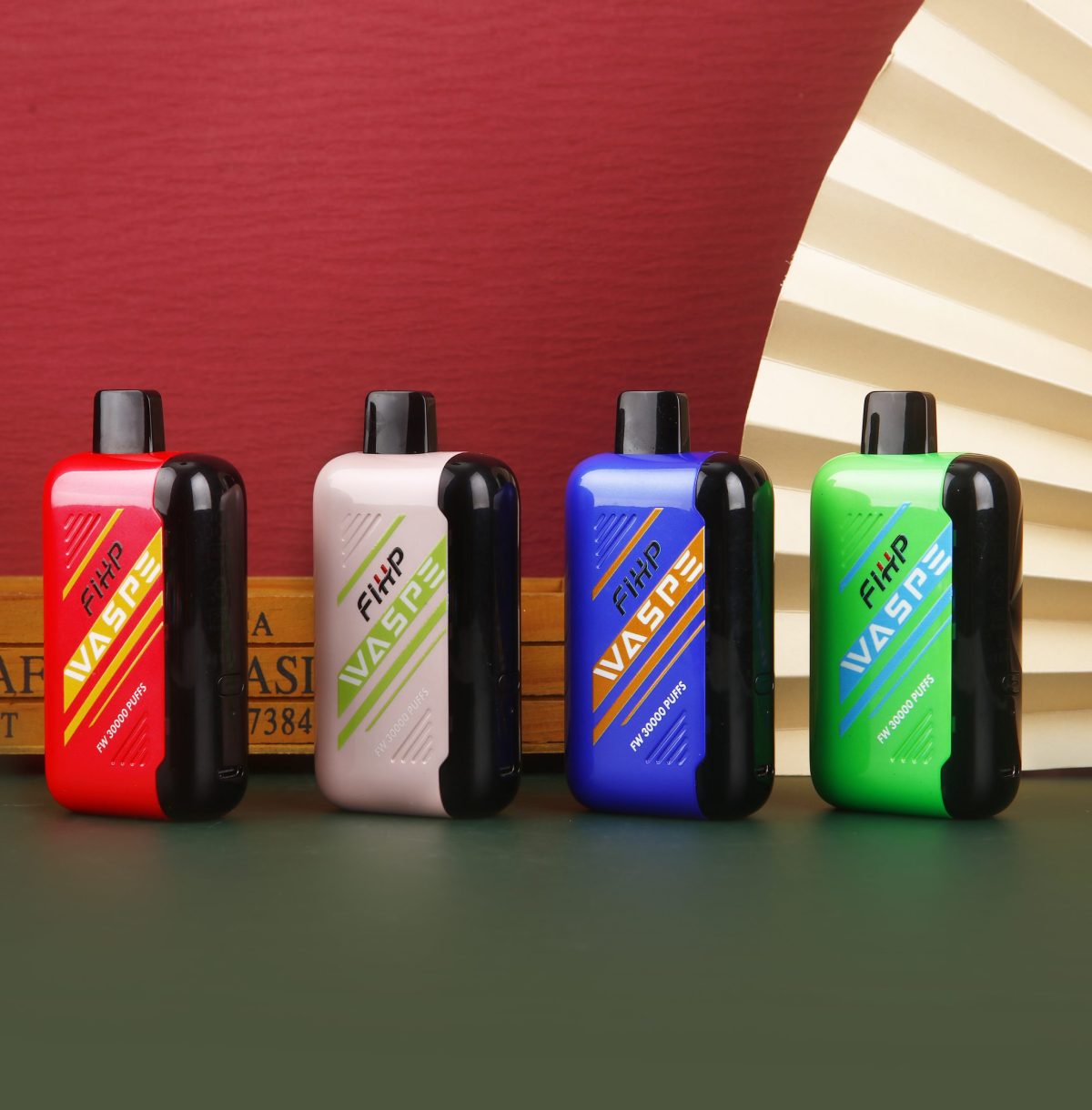 WASPE 30000 Puffs Disposable Vape – Dual Mesh Coil, 28mL E-Liquid, 850mAh Rechargeable Battery, LCD Display, USB Type-C Charging, 16 Flavors, 0%/2%/5% Nicotine | Elevate Your Vaping Experience – Premium E-Cigarettes at MaxVapePro