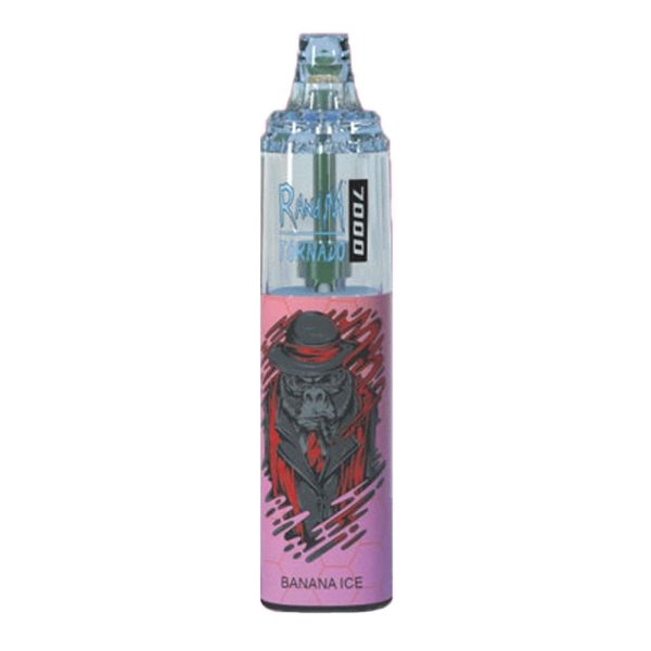 RandM Tornado 7000 7K Puffs Strength 2% 5% Disposable Fumot Vape