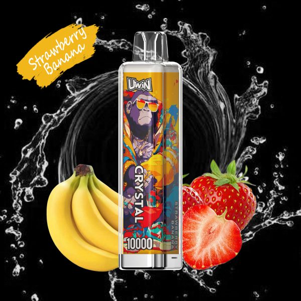 Uwin Crystal 10000 Puffs Rechargeable 650mAh Wholesale Disposable Vape RGB Lights Nicotine 0% 2% 3% 5% 15 Flavors Factory Bulk Buy