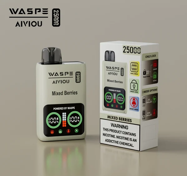 WASPE 25000 25K Puffs Original Edition LCD Display Disposable Vape