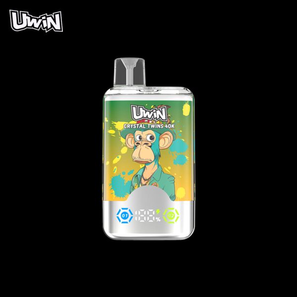 Uwin Twins Crystal 40K Puffs Wholesale Bulk Vape Purchase 30ml Capacity 850mAh Rechargeable 12 Delicious Flavors Best Price for Bulk Orders