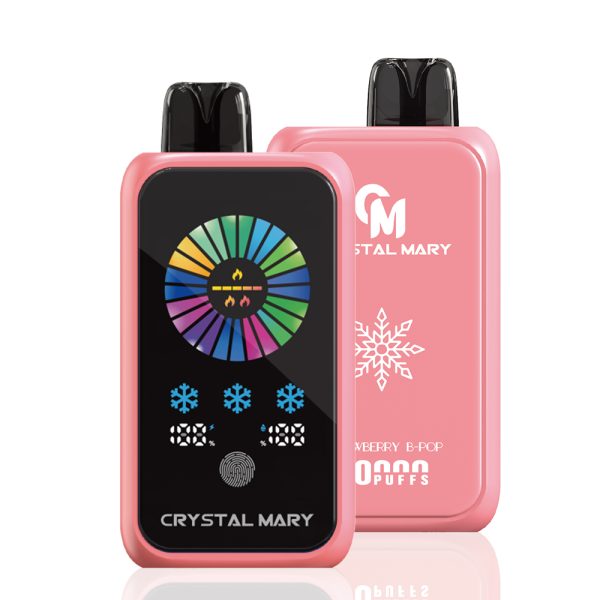 Crystal Mary Groove 50000 Puffs 50K Disposable Vape – Dual Mesh, Touch Screen, Nic&Ice Control, 5% Nic, 45 mL, EU Warehouse, Wholesale