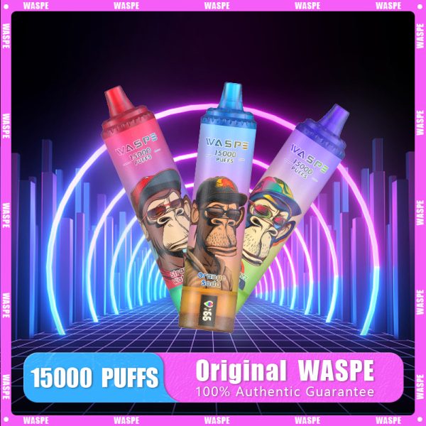 WASPE 15000 Puffs Original LED Display Edition Disposable Vape Pen