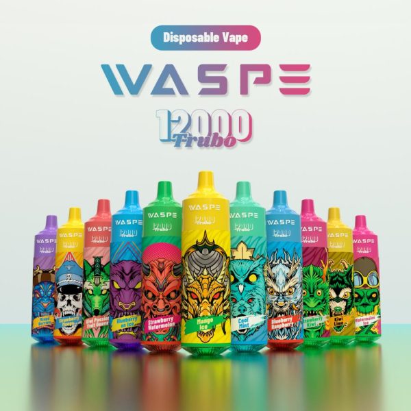 WASPE 12000 Puffs Nicotine 0% 2% 3% 5% Original Edition Disposable Vape Pen