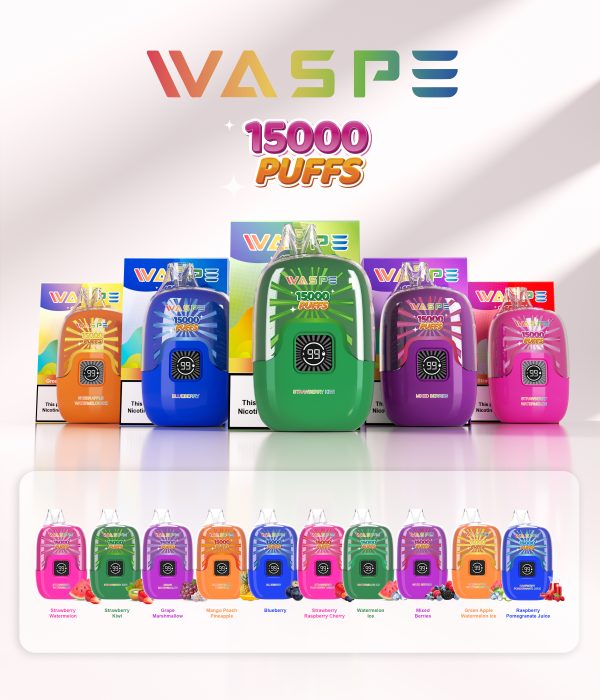 WASPE Digital Box 15000 Puffs Original LED Display Edition Disposable Vape Pen